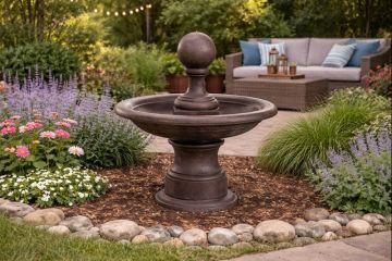 34in Plain Medium Round Finial